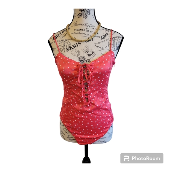 NWT ZARA Red Bodysuit with ⭐White Stars ⭐ - Picture 11 of 13